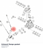 Diagram preview: Exhaust flange gasket (96305004000)