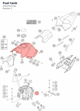Diagram preview: Fuel tank (93507013100)