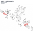 Diagram preview: LOCK PLATE LOWER (90503053000)