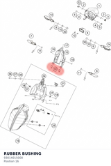 Diagram preview: RUBBER BUSHING (93014015000)