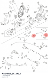 Diagram preview: WASHER 5,3X12X0,5 (77332036004)