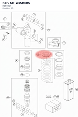 Diagram preview: REP. KIT WASHERS (R15020T)