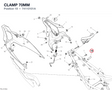 CLAMP 70MM 74110101A diagram position