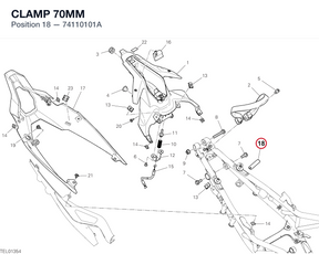 CLAMP 70MM 74110101A diagram position