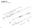 CLAMP, LH 74110211A diagram position