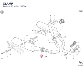 CLAMP 74110261A diagram position