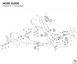 HOSE GUIDE 74110282A diagram position