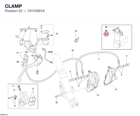 CLAMP 74110301A diagram position