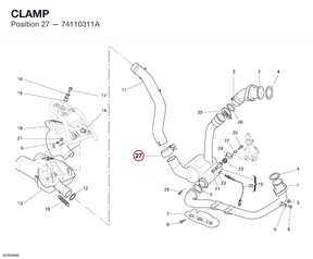 CLAMP 74110311A diagram position