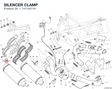 SILENCER CLAMP 74110471A diagram position