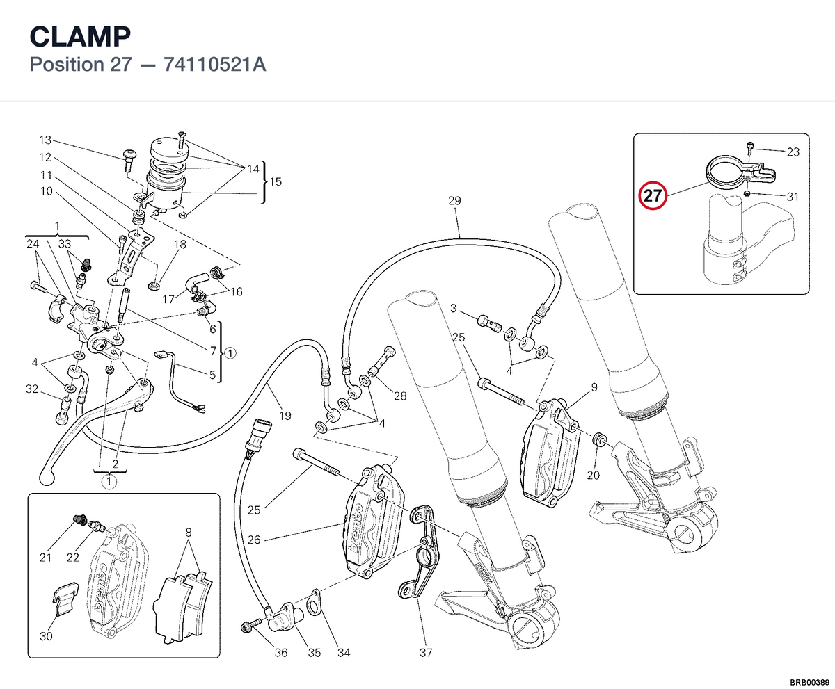 CLAMP 74110521A diagram position