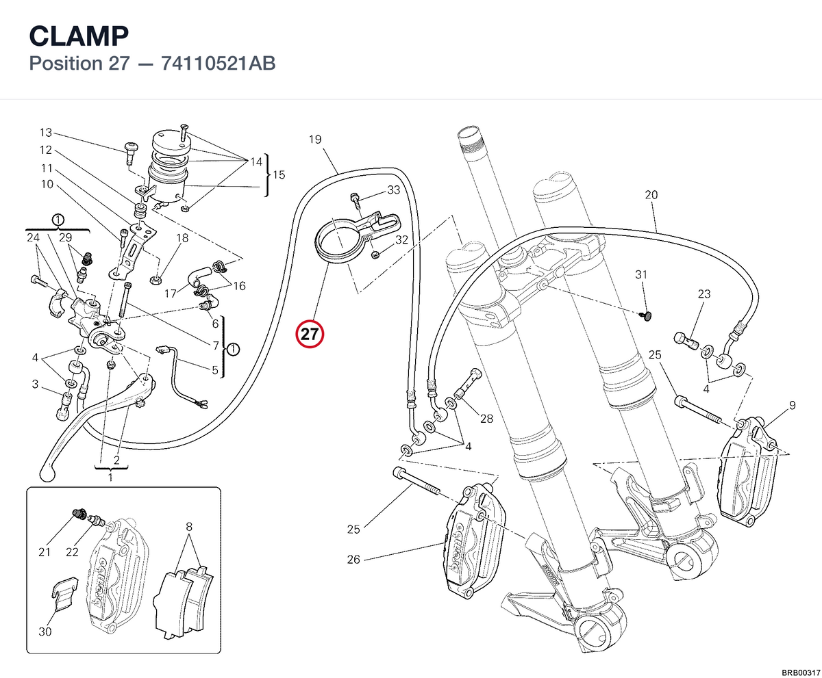 CLAMP 74110521AB diagram position