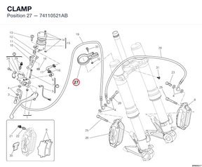 CLAMP 74110521AB diagram position