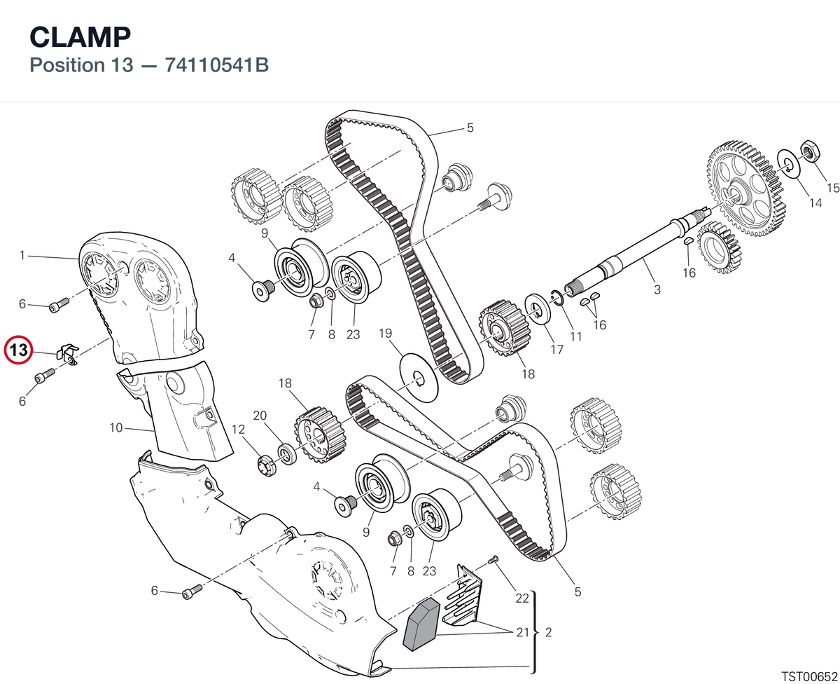 CLAMP 74110541B diagram position