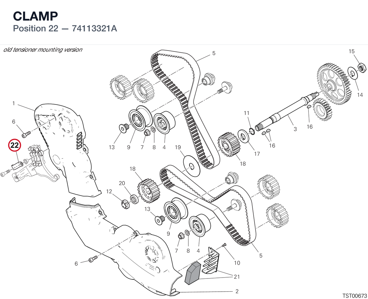 CLAMP 74113321A diagram position