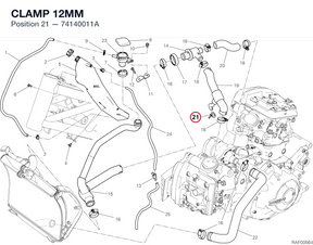CLAMP 12MM 74140011A diagram position