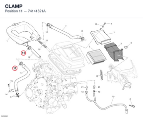 CLAMP 74141821A diagram position