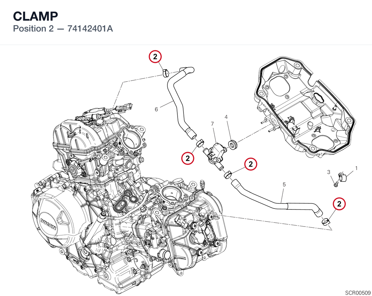CLAMP 74142401A diagram position
