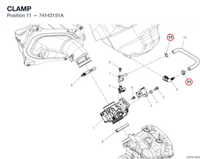 CLAMP 74143151A diagram position