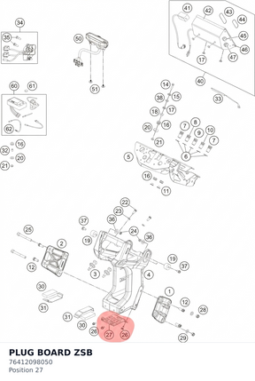 Diagram preview: PLUG BOARD ZSB (76412098050)
