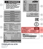 Diagram preview: TYPEPLATE EU KTM (LI21-619-2B)