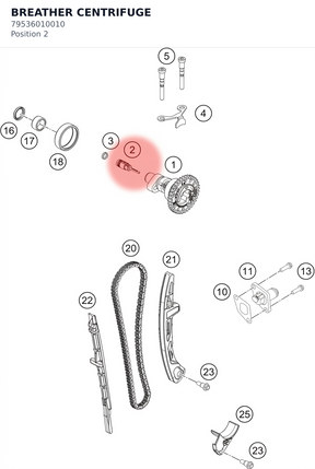 Diagram preview: BREATHER CENTRIFUGE (79536010010)