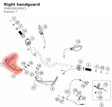 Diagram preview: Right handguard (95802081000C1)