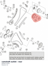 Diagram preview: camshaft outlet - rear (60836110000)