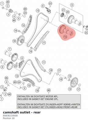 Diagram preview: camshaft outlet - rear (60836110000)