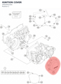 Diagram preview: IGNITION COVER (54830002500)