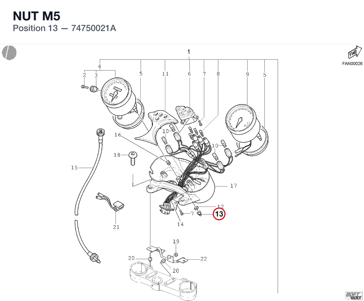 NUT M5