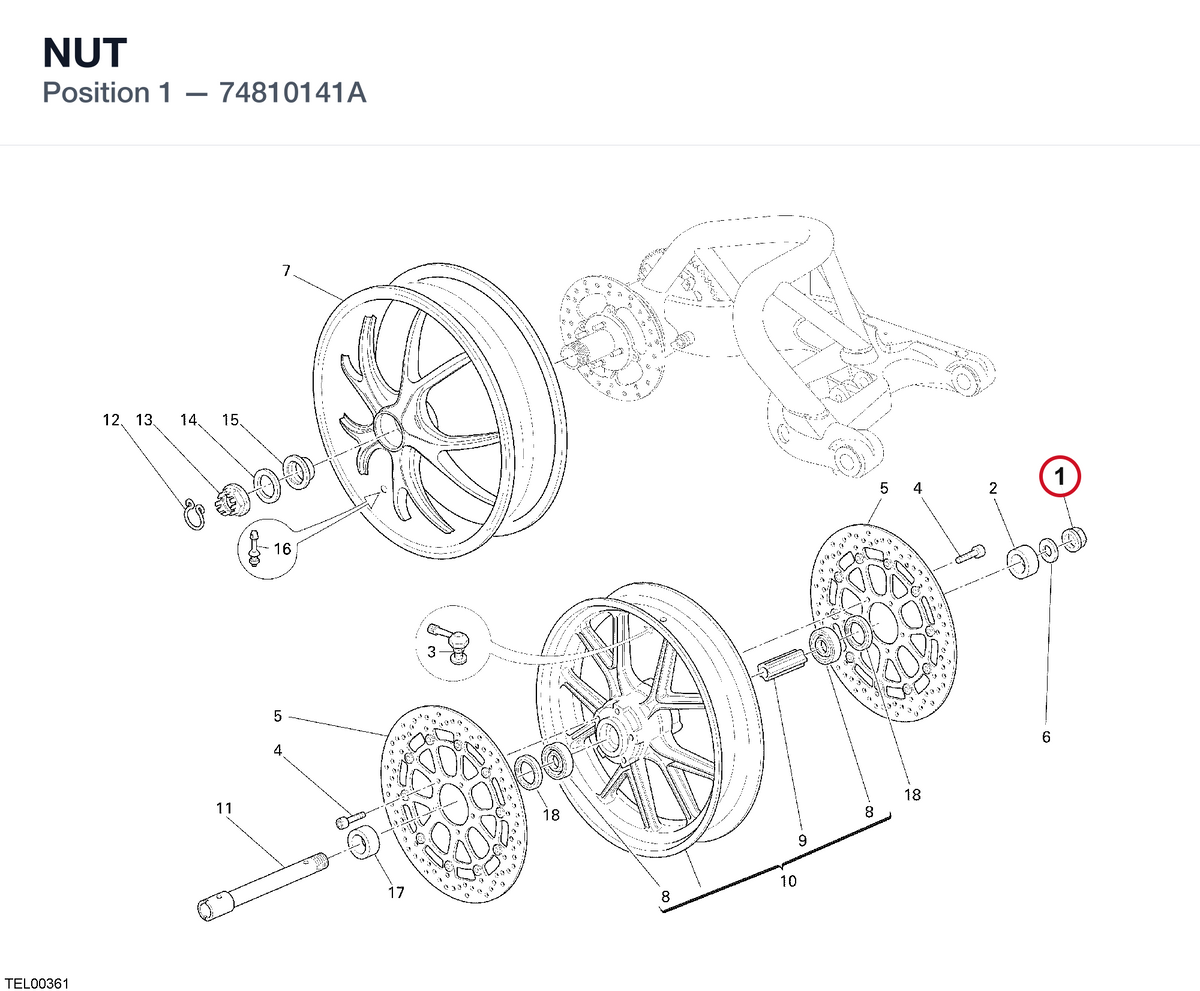 NUT 74810141A diagram position