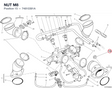 NUT M8 74810391A diagram position