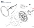 NUT 74811511AA diagram position