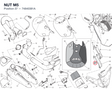 NUT M5 74840381A diagram position
