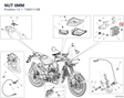 NUT 6MM 74941113B diagram position