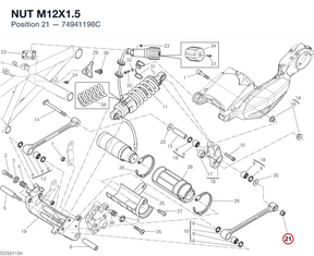 NUT M12X1.5 74941198C diagram position