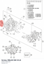 Diagram preview: Screw, M8x20 SW 8 8.8 (0000150802000)