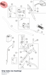 Diagram preview: Grip tube (no heating) (60702012000)