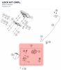 Diagram preview: LOCK KIT CMPL. (95811066044)
