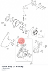 Diagram preview: Screw plug, OT marking (93839010000)