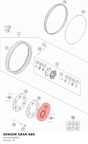 Diagram preview: SENSOR GEAR ABS (C60342020000)