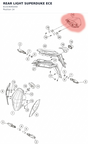 Diagram preview: REAR LIGHT SUPERDUKE ECE (61314040200)