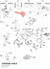 Diagram preview: STARTER CABLE (60311059000)