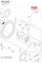 Diagram preview: RIM LOCK (A40510190000)
