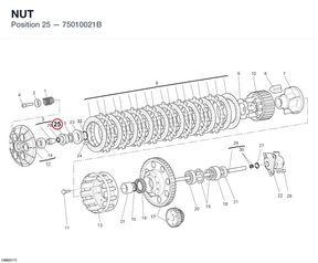 NUT 75010021B diagram position