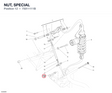 NUT, SPECIAL 75011111B diagram position