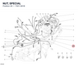NUT, SPECIAL 75011381B diagram position