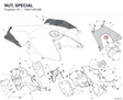 NUT, SPECIAL 75011491AB diagram position