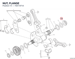 NUT, FLANGE 75011971A diagram position